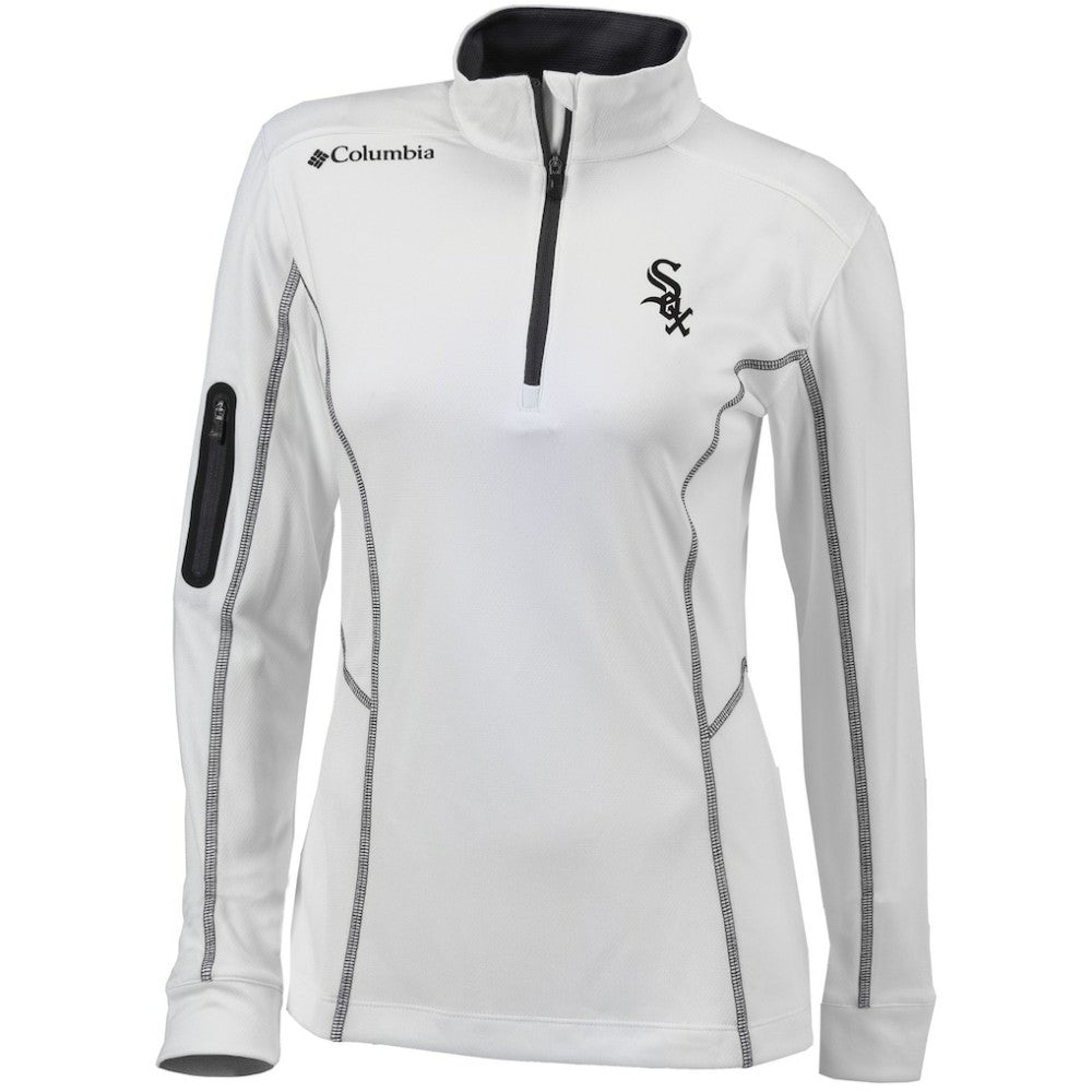 MLB Chicago White Sox Columbia Women's Omni-Wick Shotgun Quarter-Zip Pullover Top