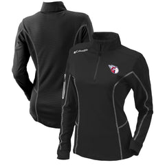 MLB Cleveland Guardians Columbia Women's Omni-Wick Shotgun Quarter-Zip Pullover Top