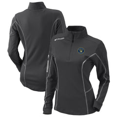 MLB Milwaukee Brewers Columbia Women's Omni-Wick Shotgun Quarter-Zip Pullover Top