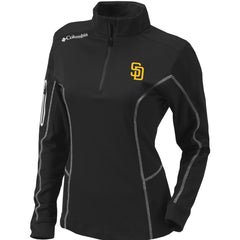 MLB San Diego Padres Columbia Women's Omni-Wick Shotgun Quarter-Zip Pullover Top