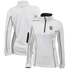 MLB San Diego Padres Columbia Women's Omni-Wick Shotgun Quarter-Zip Pullover Top