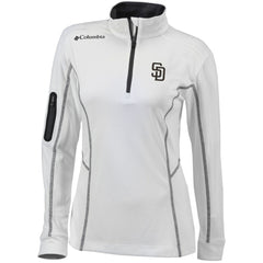 MLB San Diego Padres Columbia Women's Omni-Wick Shotgun Quarter-Zip Pullover Top