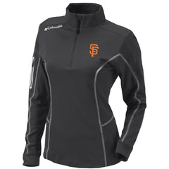 MLB San Francisco Giants Columbia Women's Omni-Wick Shotgun Quarter-Zip Pullover Top