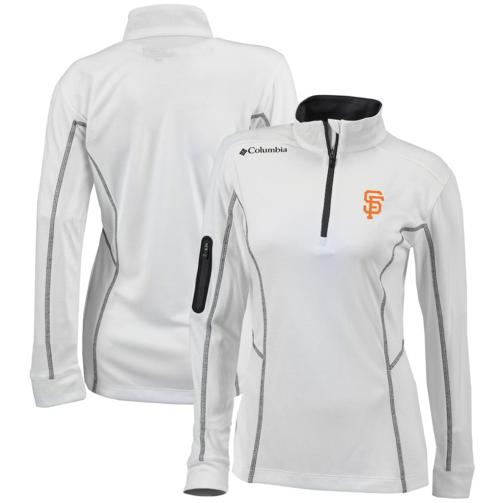 MLB San Francisco Giants Columbia Women's Omni-Wick Shotgun Quarter-Zip Pullover Top
