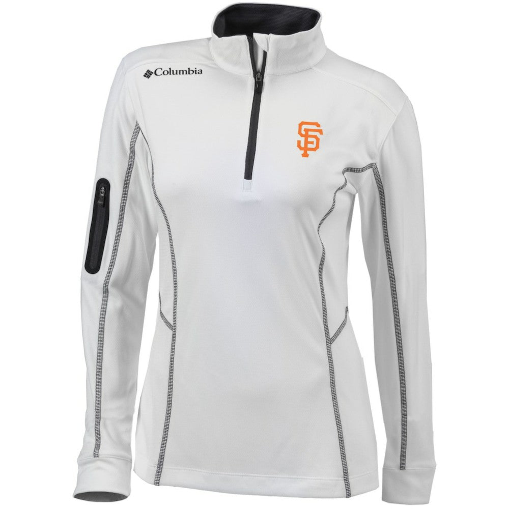 MLB San Francisco Giants Columbia Women's Omni-Wick Shotgun Quarter-Zip Pullover Top
