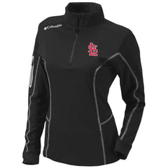 MLB St. Louis Cardinals Columbia Women's Omni-Wick Shotgun Quarter-Zip Pullover Top