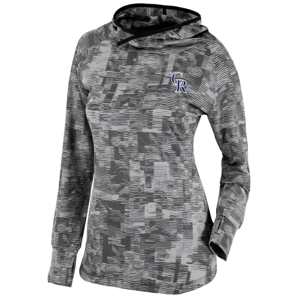 MLB Colorado Rockies Columbia Women's Omni-Wick Sunday Ball Pullover Hoodie