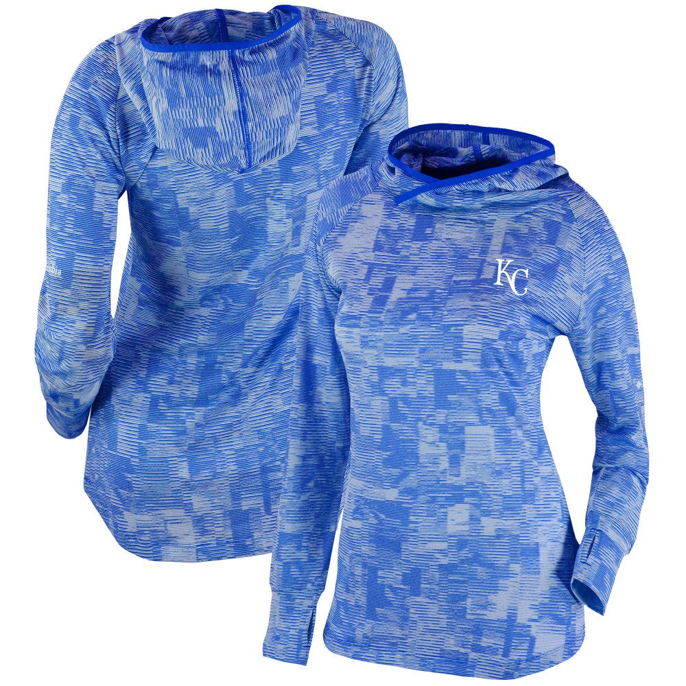 MLB Kansas City Royals Columbia Women's Omni-Wick Sunday Ball Pullover Hoodie