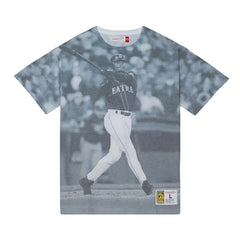 MLB Ken Griffey Jr. Seattle Mariners Mitchell & Ness Cooperstown Collection Highlight Sublimated Player Graphic T-Shirt