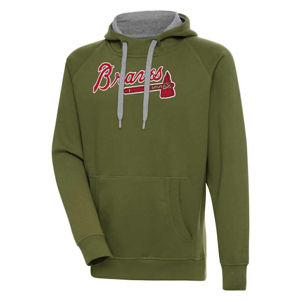 MLB Atlanta Braves Antigua Victory Pullover Hoodie