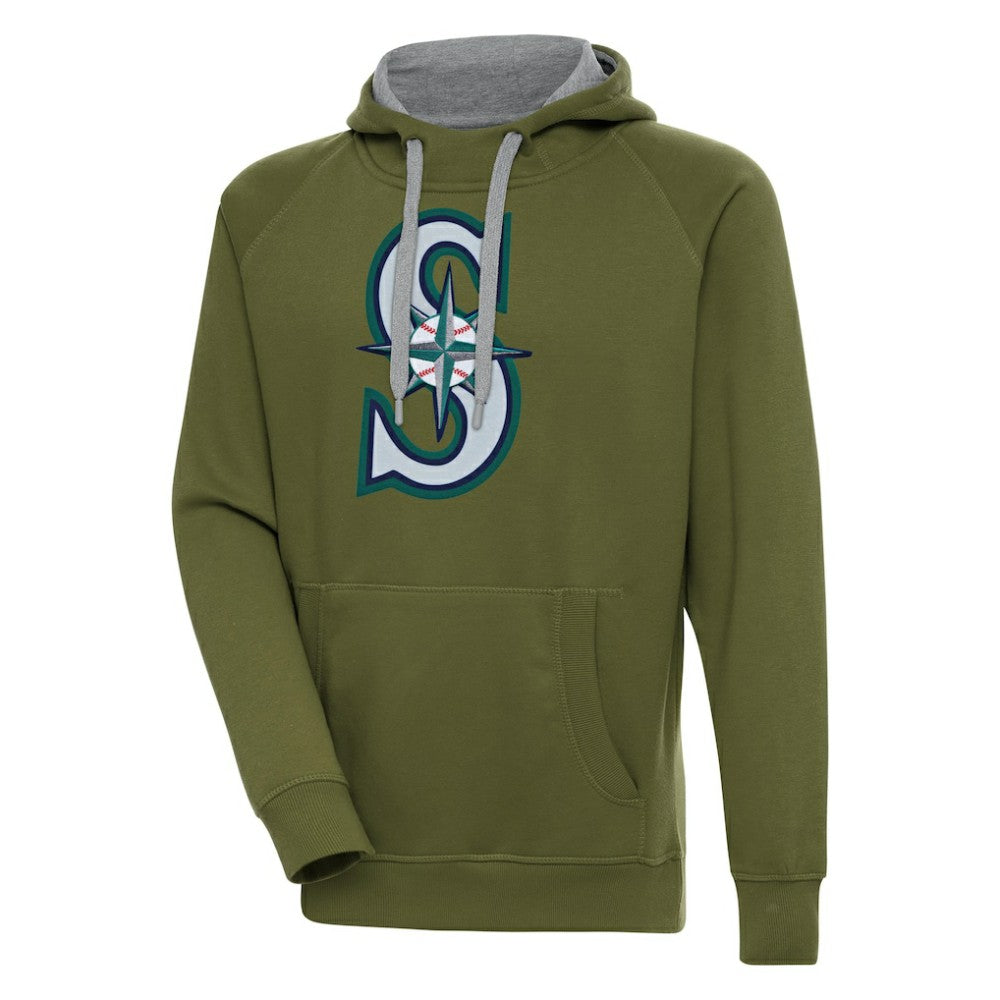 MLB Seattle Mariners Antigua Victory Pullover Hoodie