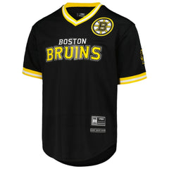 NHL Black Boston Bruins Pro Standard Classic Mesh V-Neck T-Shirt