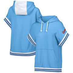 MLB St. Louis Cardinals Lusso Women's Mabel Tri-Blend Short Sleeve Pullover Hoodie