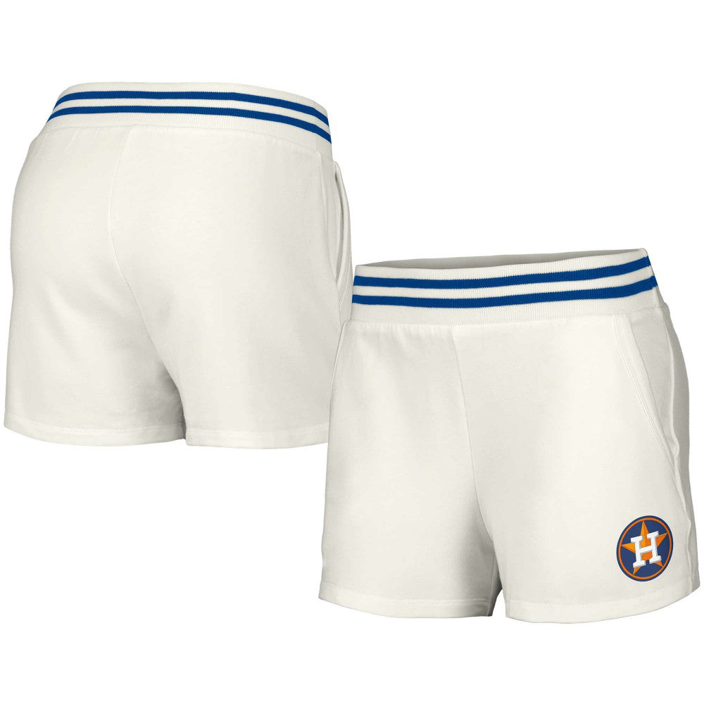 MLB Houston Astros Lusso Women's Maeg Tri-Blend Pocket Shorts
