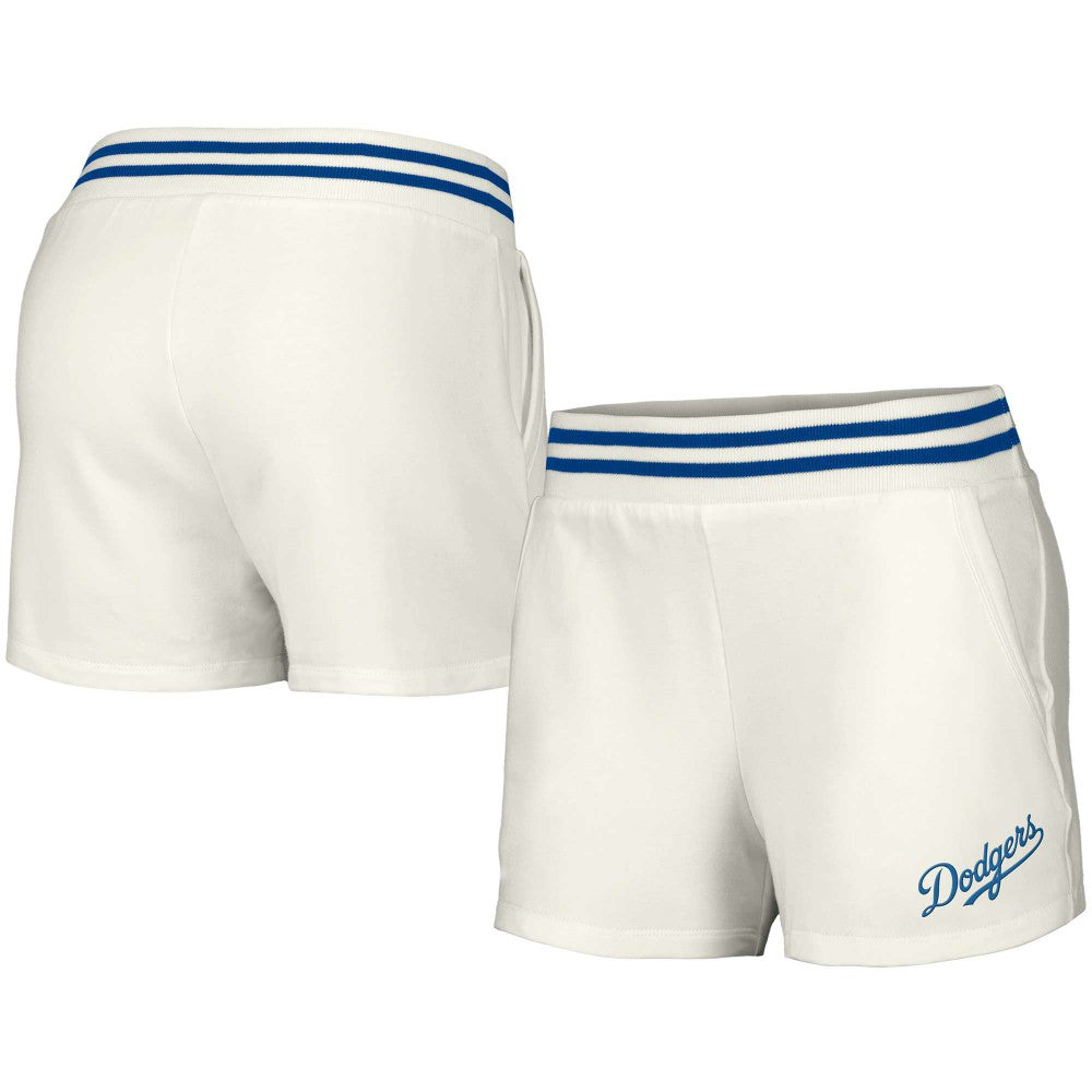 MLB Los Angeles Dodgers Lusso Women's Maeg Tri-Blend Pocket Shorts