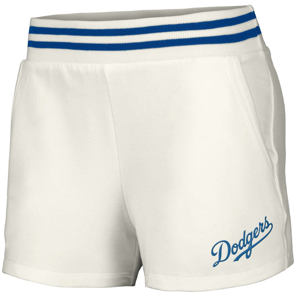 MLB Los Angeles Dodgers Lusso Women's Maeg Tri-Blend Pocket Shorts