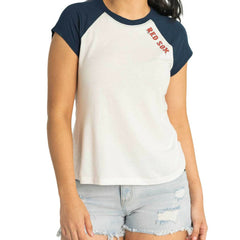 MLB Boston Red Sox Lusso Women's Nikki Raglan T-Shirt