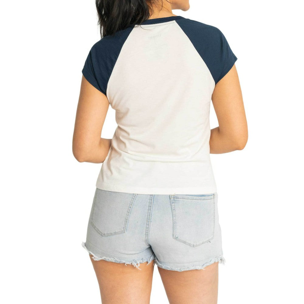 MLB Boston Red Sox Lusso Women's Nikki Raglan T-Shirt