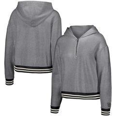 MLB San Diego Padres Lusso Women's Magnolia Tri-Blend Quarter-Zip Hoodie