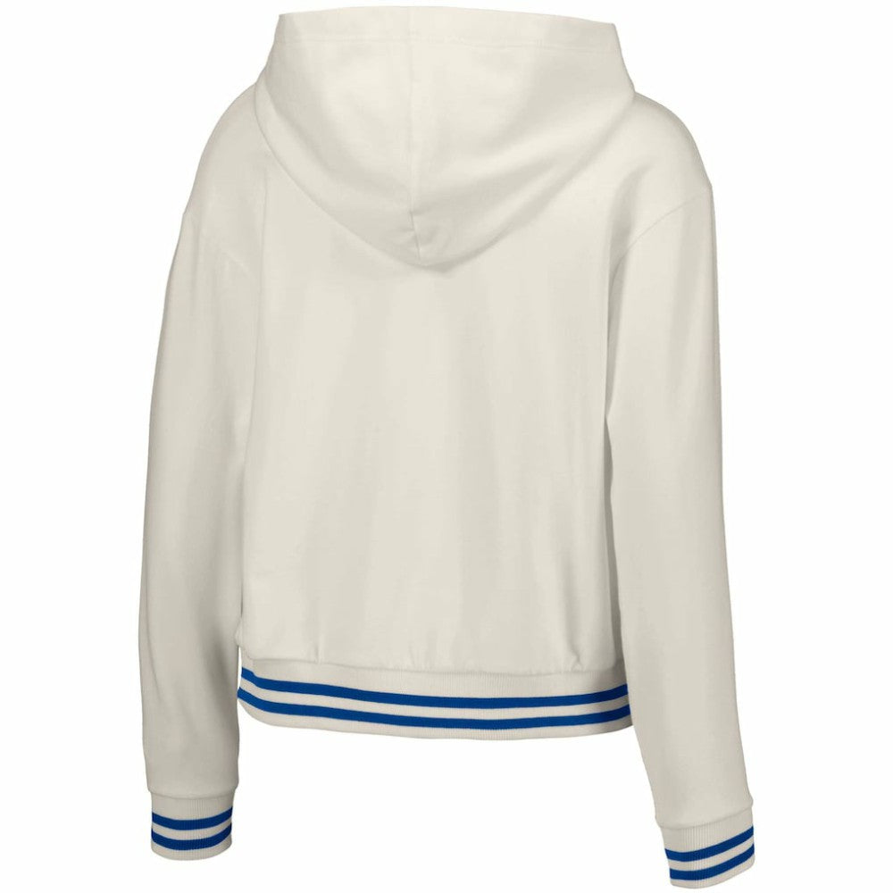 MLB Atlanta Braves Lusso Women's Magnolia Tri-Blend Quarter-Zip Hoodie
