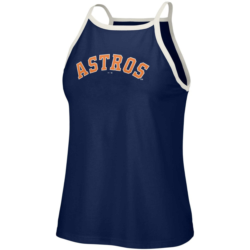 MLB Houston Astros Lusso Women's Nadine Halter Tank Top