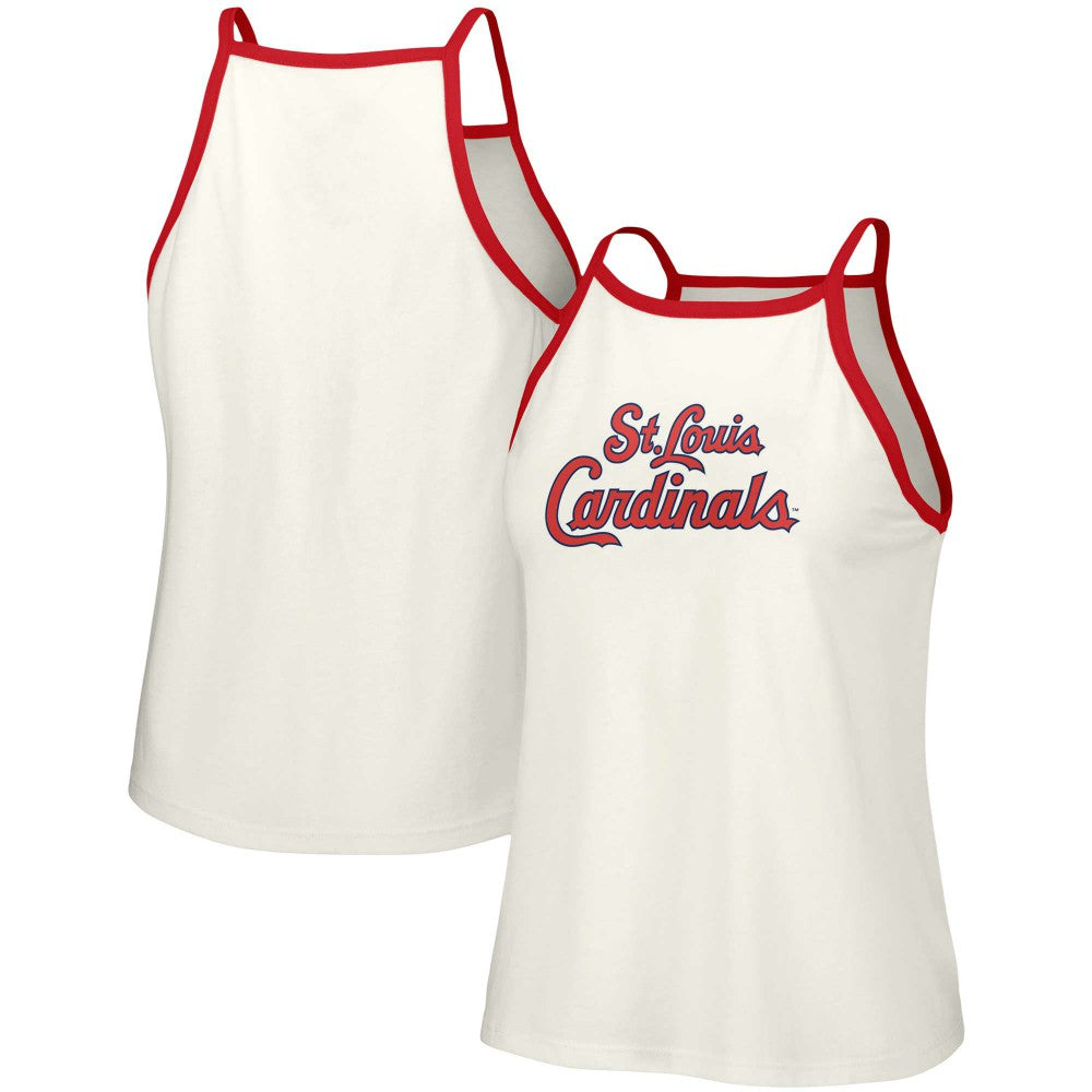 MLB St. Louis Cardinals Lusso Women's Nadine Halter Tank Top