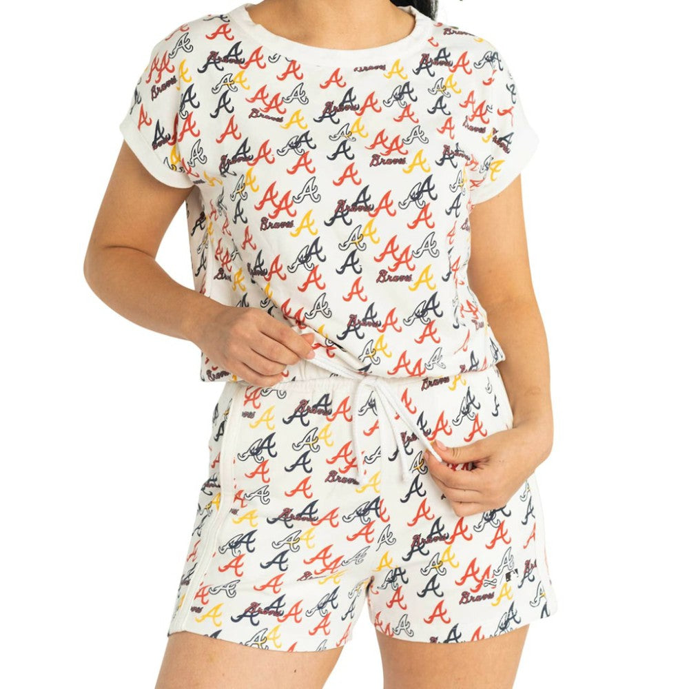 MLB Atlanta Braves Lusso Women's Marge Shorts