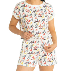MLB Atlanta Braves Lusso Women's Marge Shorts