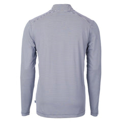 MLB Minnesota Twins Cutter & Buck Virtue Eco Pique Micro Stripe Recycled Quarter-Zip Pullover Top