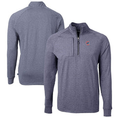 MLB Chicago Cubs Cutter & Buck Adapt Eco Knit Stretch Recycled Quarter-Zip Pullover Top