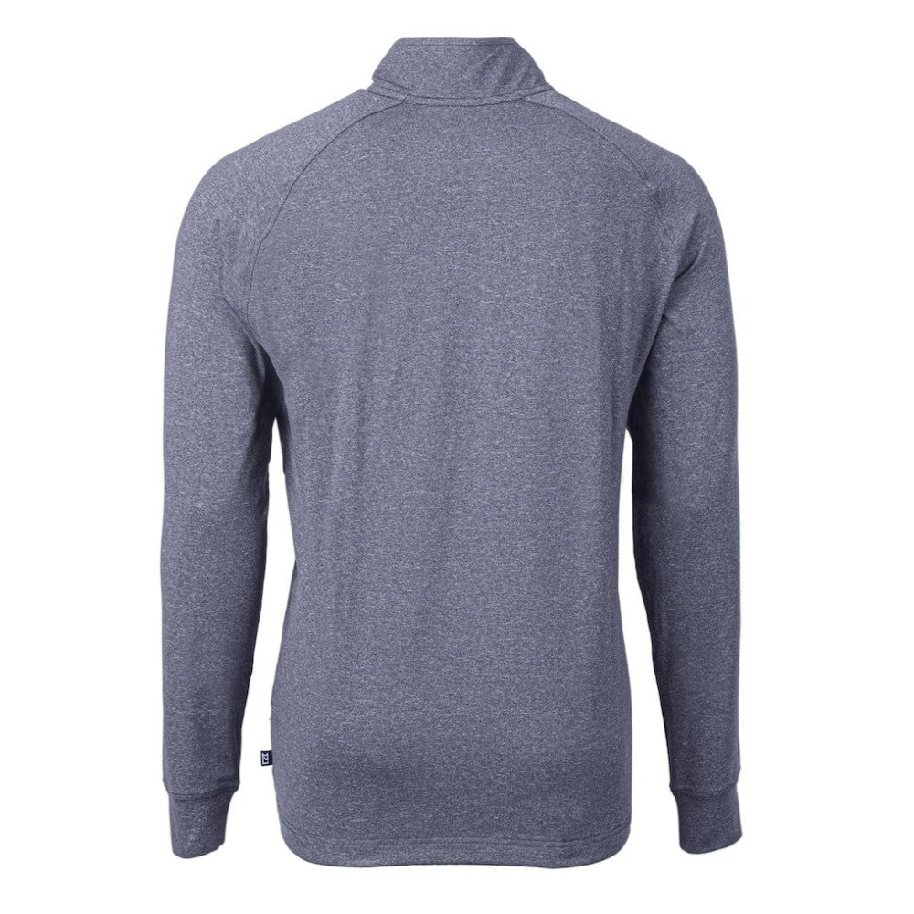 MLB Chicago Cubs Cutter & Buck Adapt Eco Knit Stretch Recycled Quarter-Zip Pullover Top