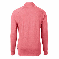 MLB Cleveland Guardians Cutter & Buck Adapt Eco Knit Stretch Recycled Quarter-Zip Pullover Top
