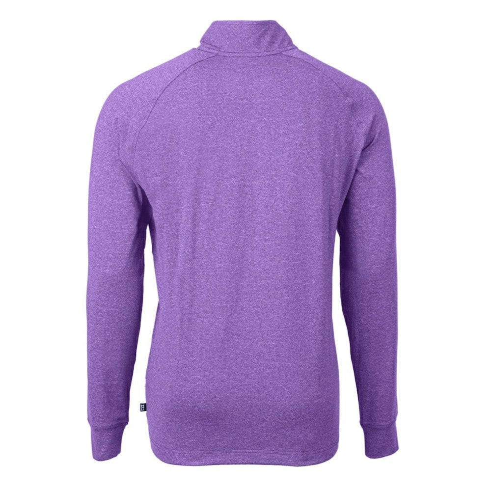 MLB Colorado Rockies Cutter & Buck Adapt Eco Knit Stretch Recycled Quarter-Zip Pullover Top