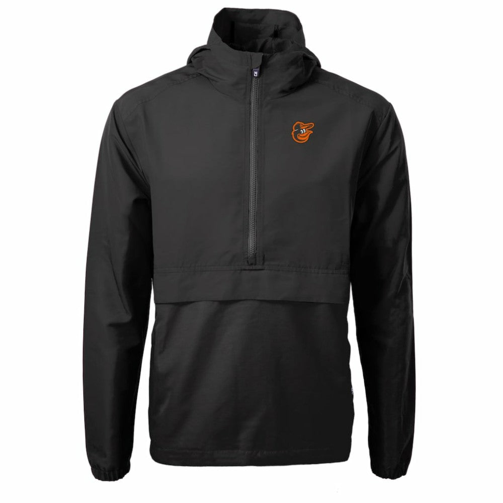 MLB Baltimore Orioles Cutter & Buck Charter Eco Recycled Half-Zip Anorak Jacket