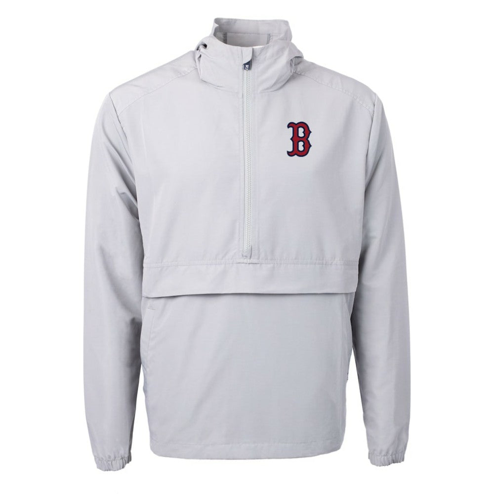 MLB Boston Red Sox Cutter & Buck Charter Eco Recycled Half-Zip Anorak Jacket