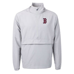 MLB Boston Red Sox Cutter & Buck Charter Eco Recycled Half-Zip Anorak Jacket