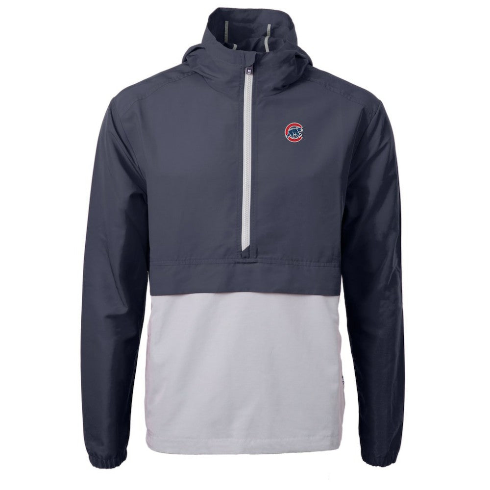 MLB Chicago Cubs Cutter & Buck Charter Eco Recycled Half-Zip Anorak Jacket