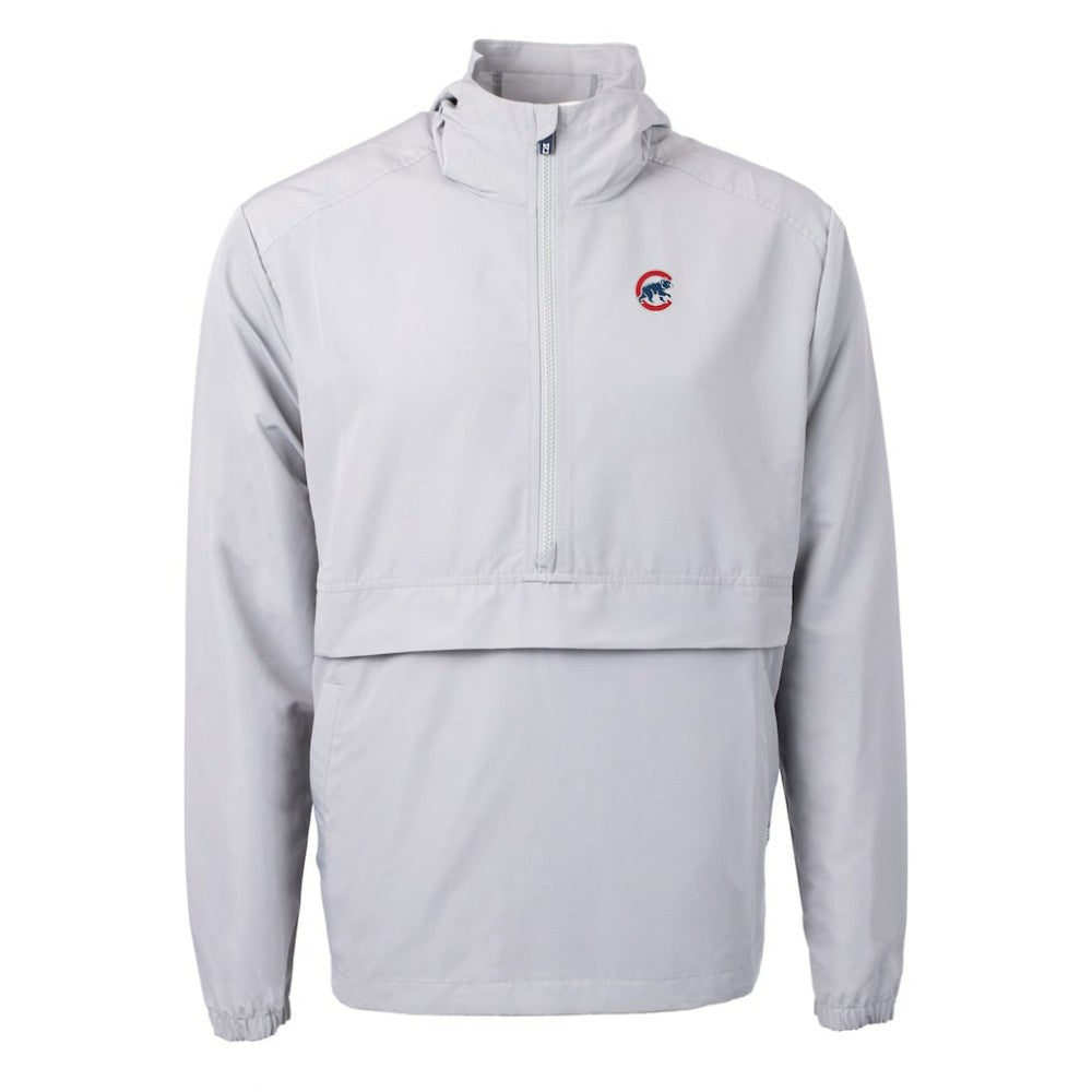 MLB Chicago Cubs Cutter & Buck Charter Eco Recycled Half-Zip Anorak Jacket