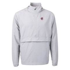 MLB Chicago Cubs Cutter & Buck Charter Eco Recycled Half-Zip Anorak Jacket