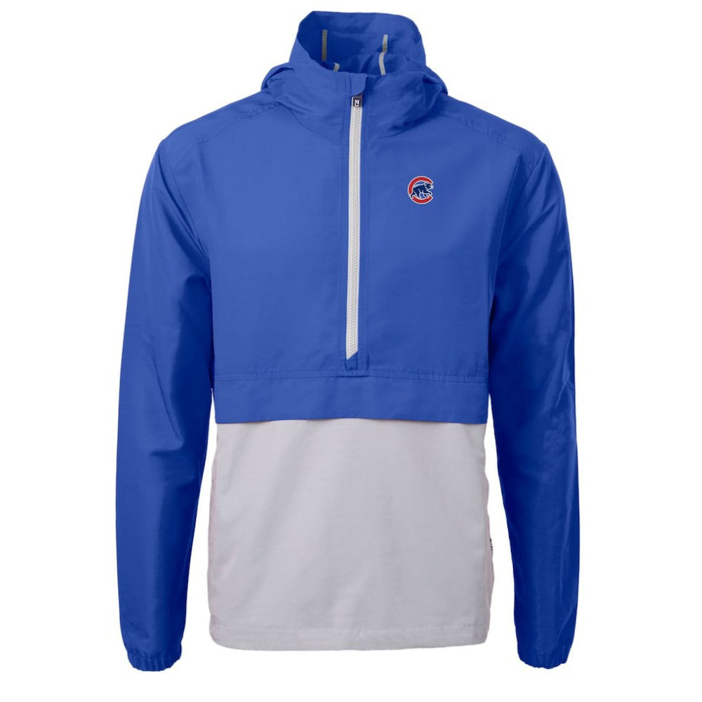 MLB Chicago Cubs Cutter & Buck Charter Eco Recycled Half-Zip Anorak Jacket