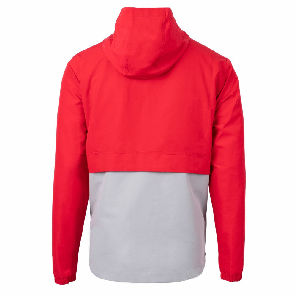 MLB Cleveland Guardians Cutter & Buck Charter Eco Recycled Half-Zip Anorak Jacket