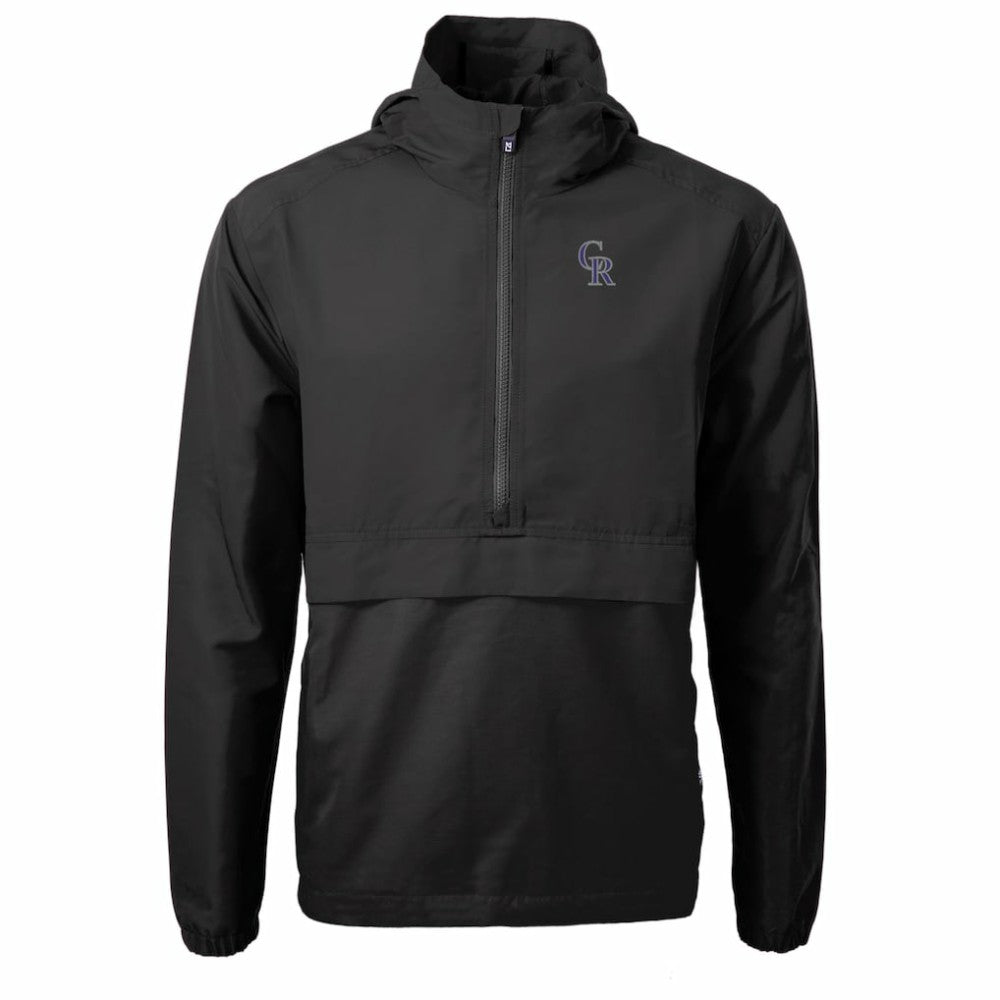 MLB Colorado Rockies Cutter & Buck Charter Eco Recycled Half-Zip Anorak Jacket
