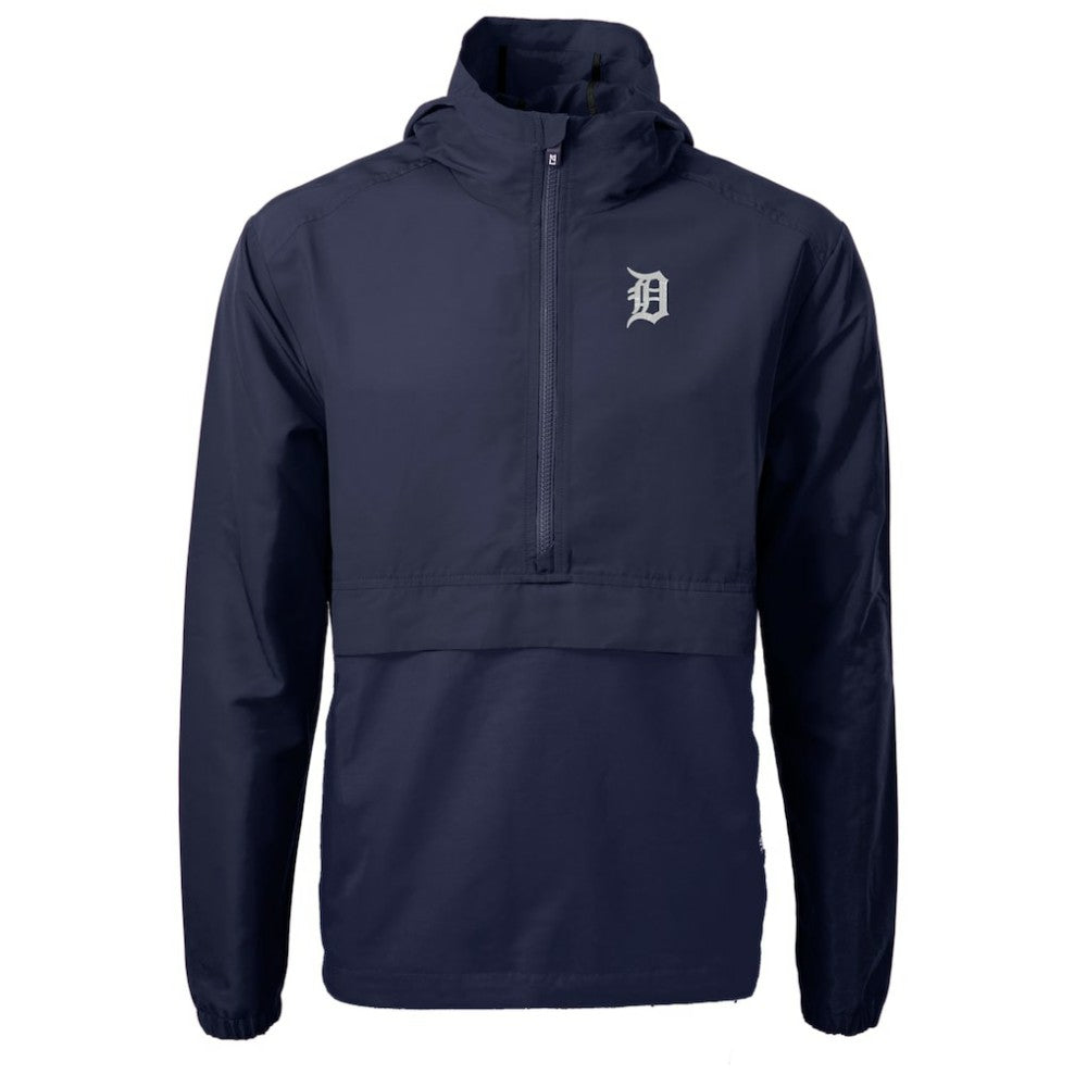 MLB Detroit Tigers Cutter & Buck Charter Eco Recycled Half-Zip Anorak Jacket
