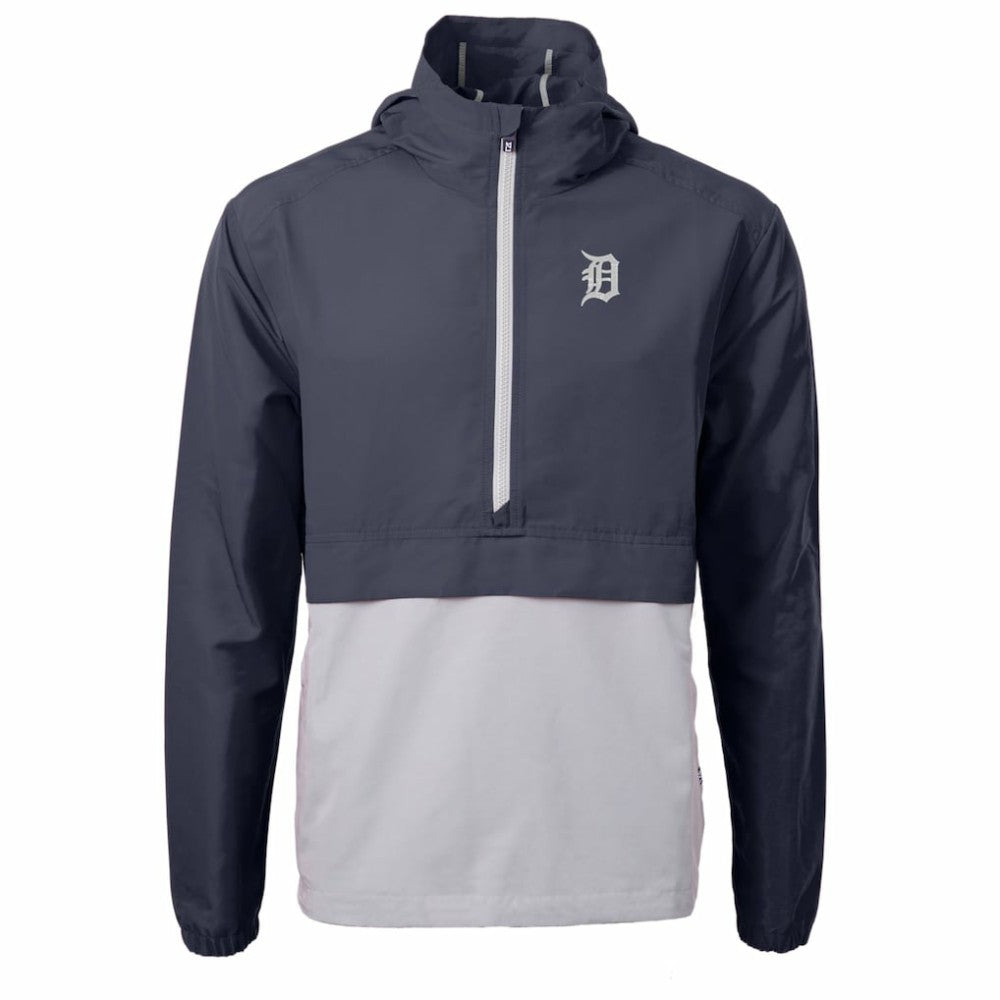 MLB Detroit Tigers Cutter & Buck Charter Eco Recycled Half-Zip Anorak Jacket