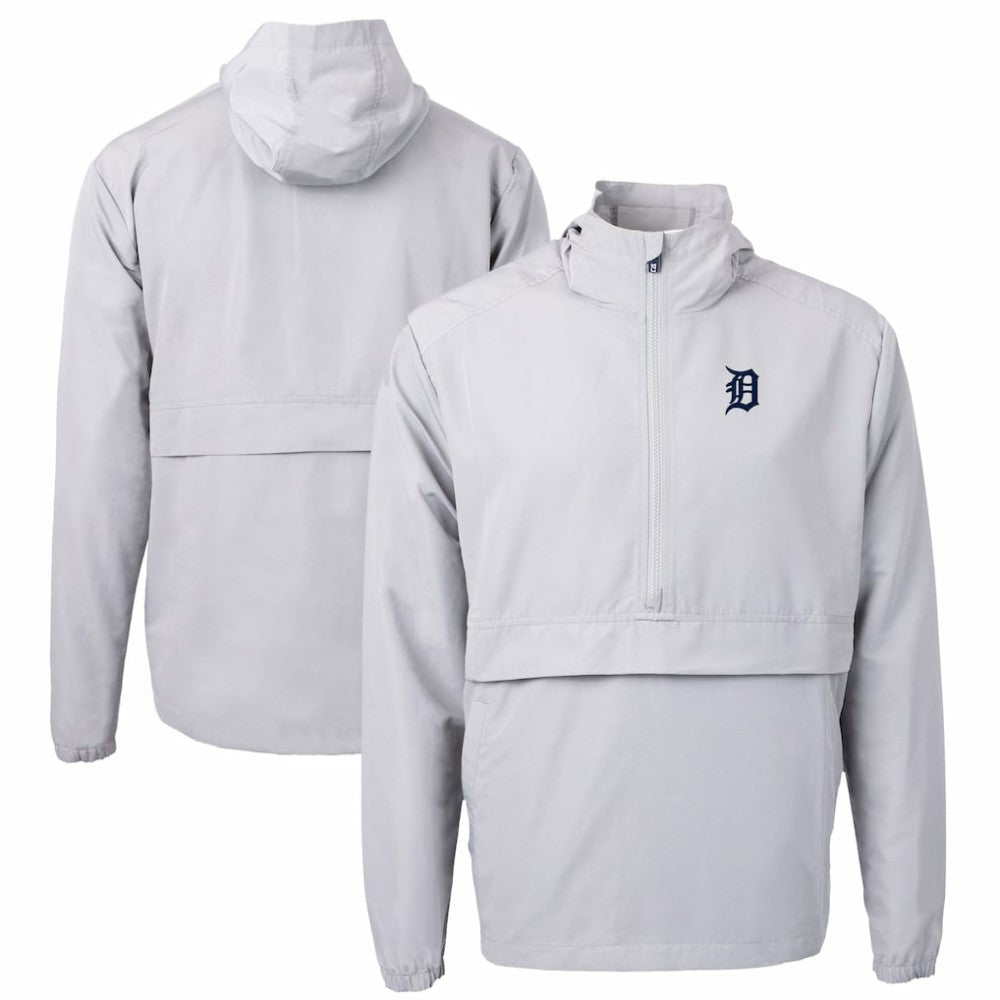 MLB Detroit Tigers Cutter & Buck Charter Eco Recycled Half-Zip Anorak Jacket