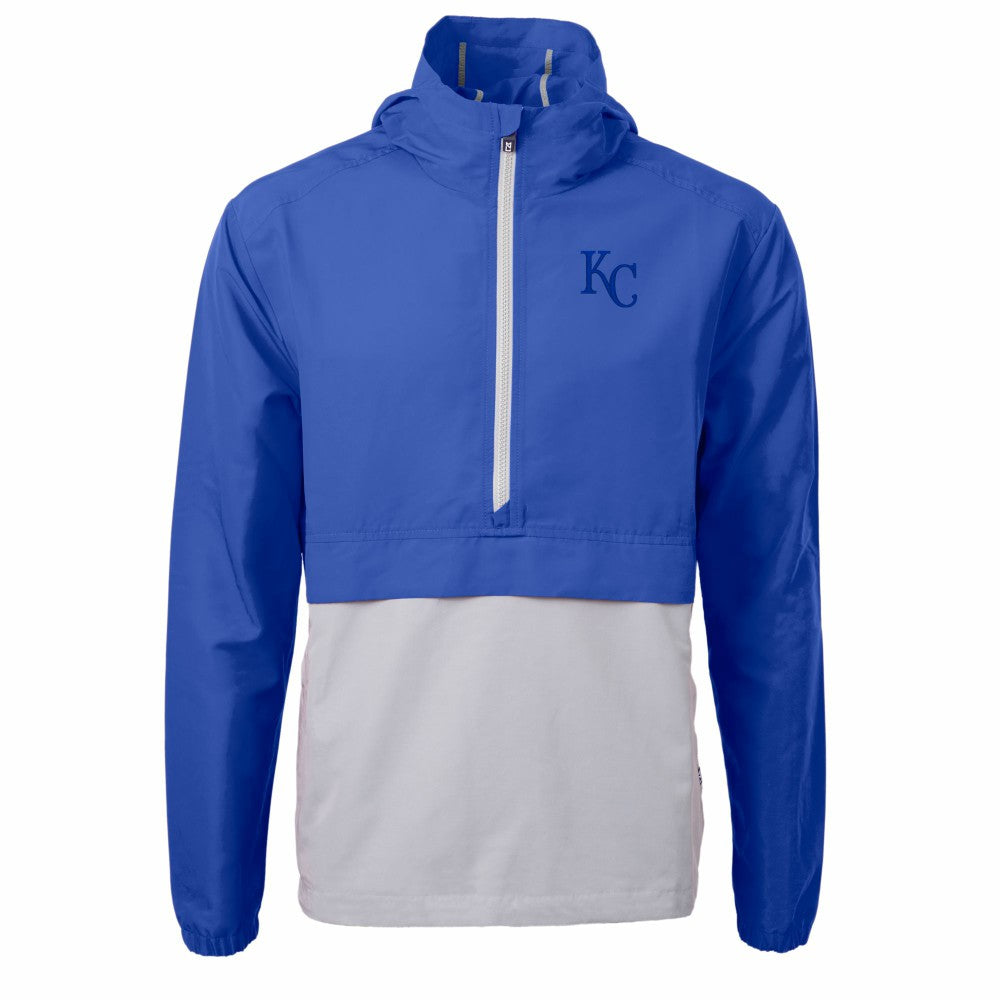 MLB Kansas City Royals Cutter & Buck Charter Eco Recycled Half-Zip Anorak Jacket