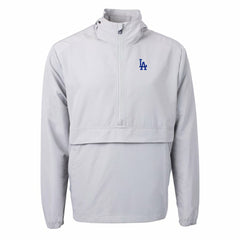 MLB Los Angeles Dodgers Cutter & Buck Charter Eco Recycled Half-Zip Anorak Jacket