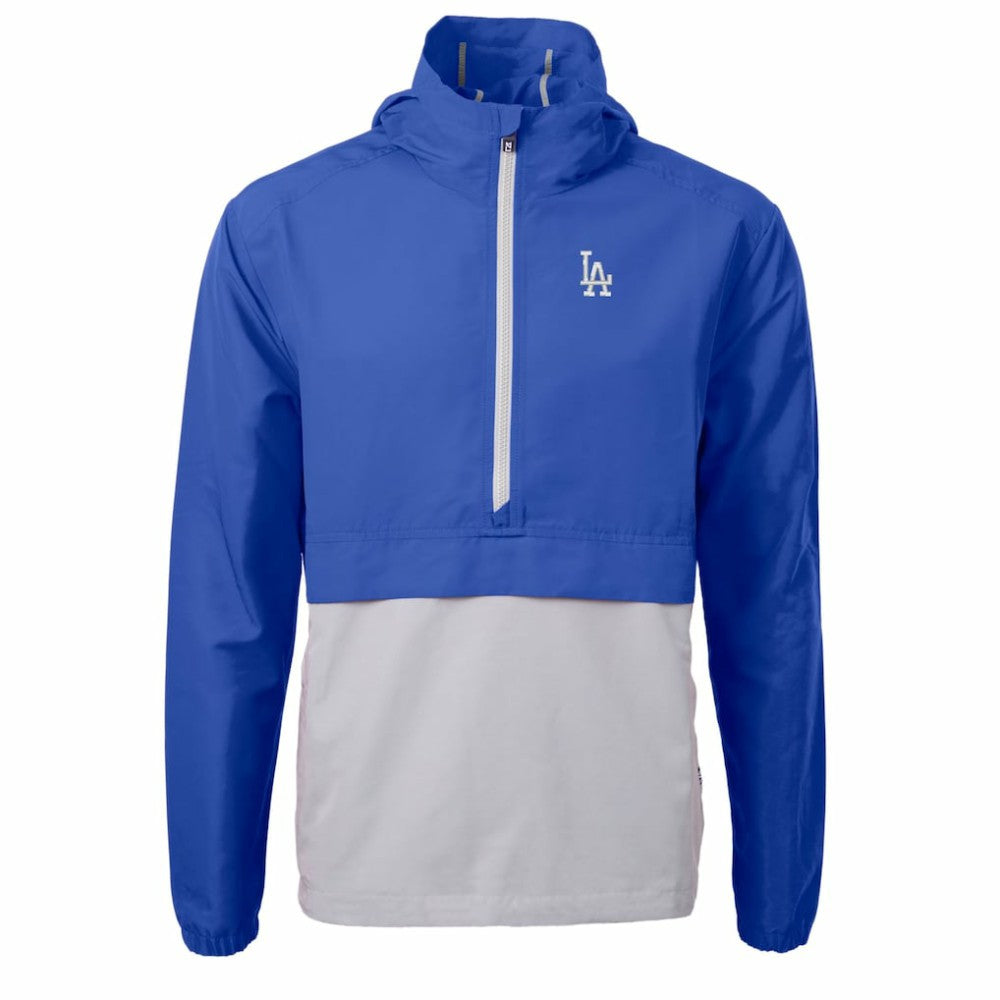 MLB Los Angeles Dodgers Cutter & Buck Charter Eco Recycled Half-Zip Anorak Jacket