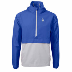 MLB Los Angeles Dodgers Cutter & Buck Charter Eco Recycled Half-Zip Anorak Jacket