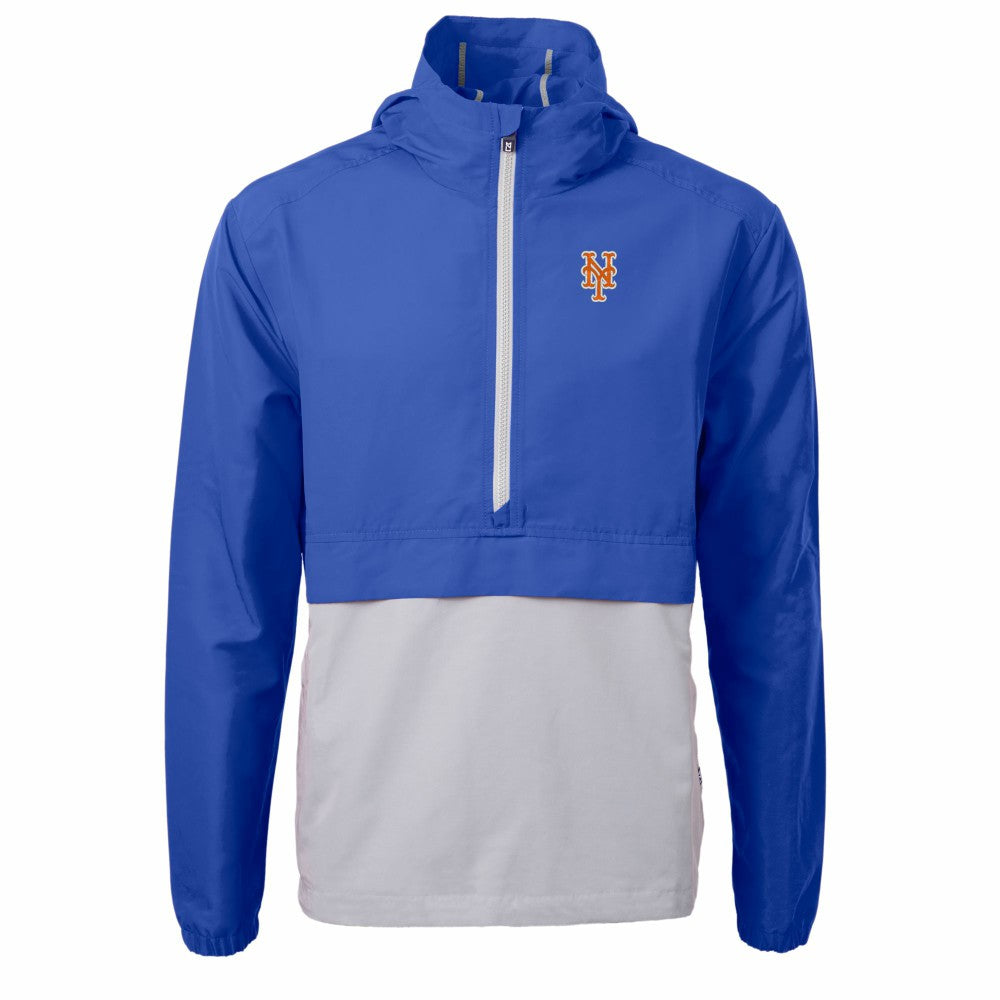 MLB New York Mets Cutter & Buck Charter Eco Recycled Half-Zip Anorak Jacket